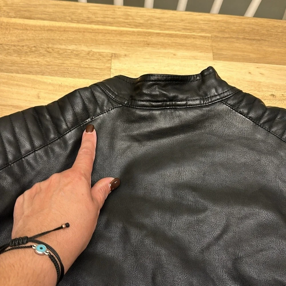 AMERICAN CULTURE faux leather jacket